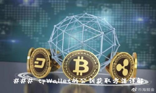 ### tpWallet的公钥获取方法详解